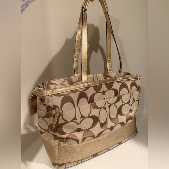 Coach Signature Diaper Bag - Picture 3 of 7